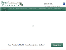 Tablet Screenshot of portpharmacy.com